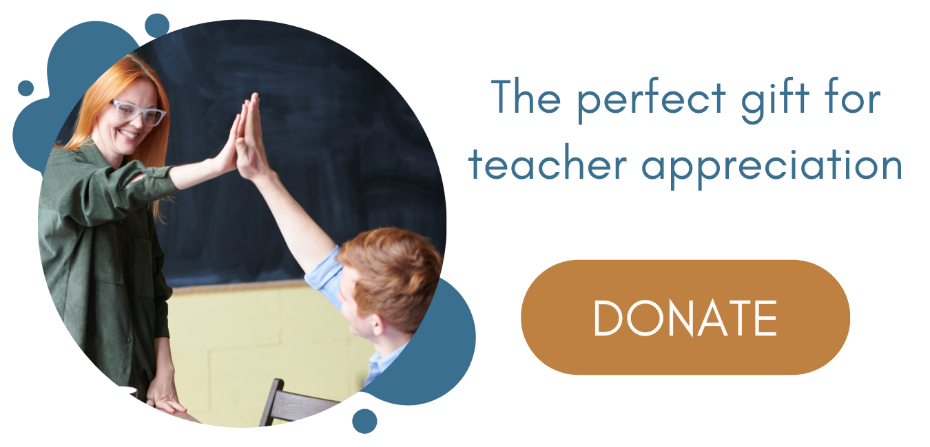 SISS perfect gift for teacher appreciation donate button