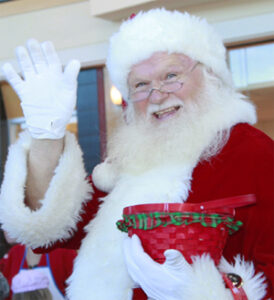 Santa waving